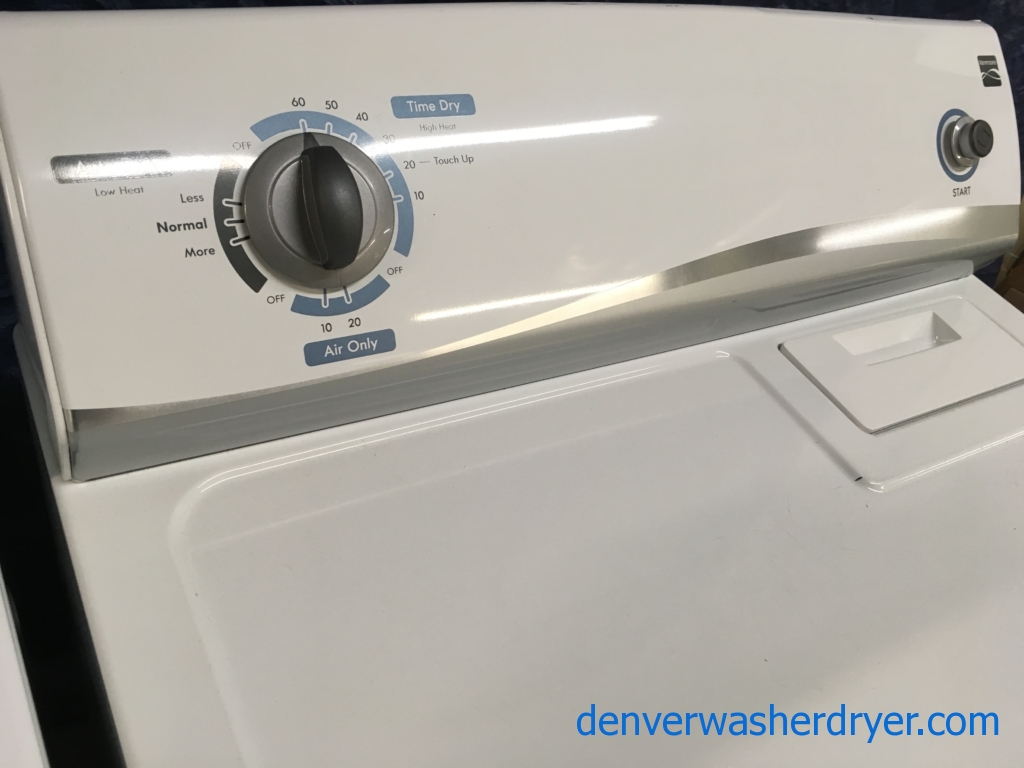 Kenmore Full-Sized Super Capacity Washer & Electric Dryer Set, 1-Year Warranty