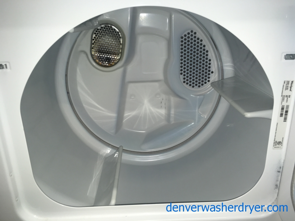 *Used* Super-Capacity Whirlpool Top-Load Washer & Electric Dryer Set, 1-Year Warranty