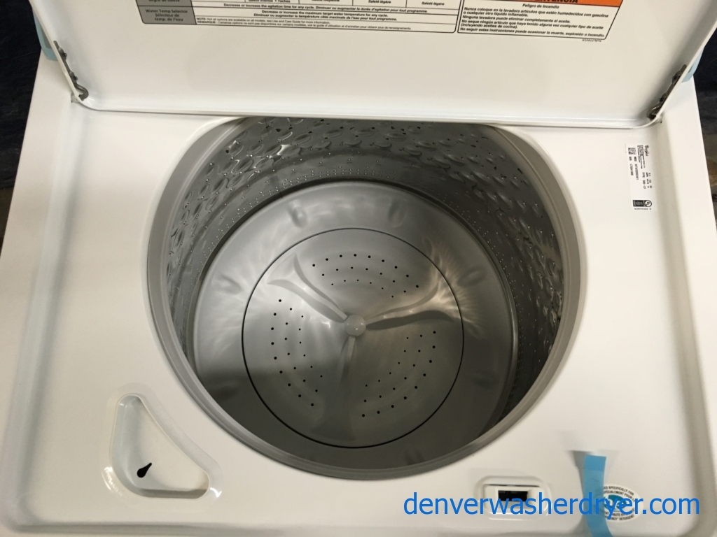 BRAND-NEW Whirlpool HE Top Load Washer with QuickWash, 1-Year Warranty