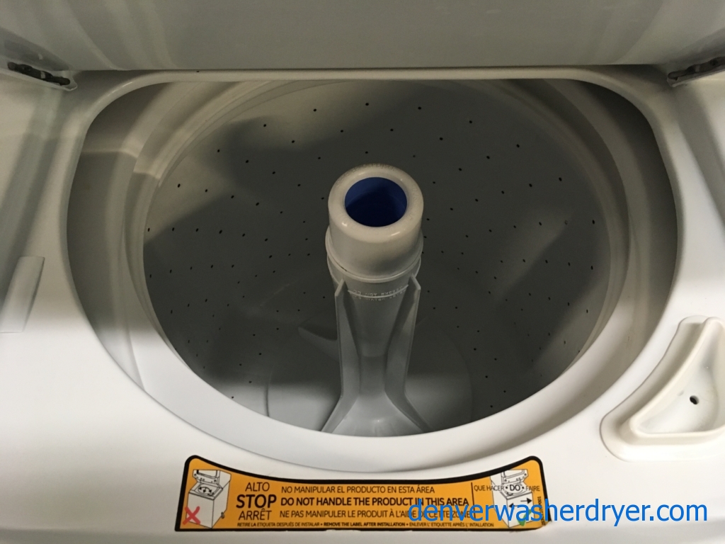 Large Images for BRANDNEW 27″ GE Unitized SpaceMaker Laundry Center with *Gas* Dryer, 1Year