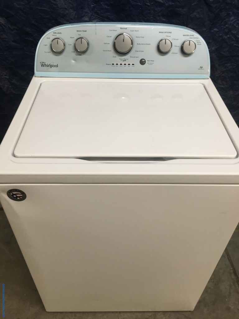 BRAND-NEW Top-Load Whirlpool HE with Agitator Washer, 1-Year Warranty