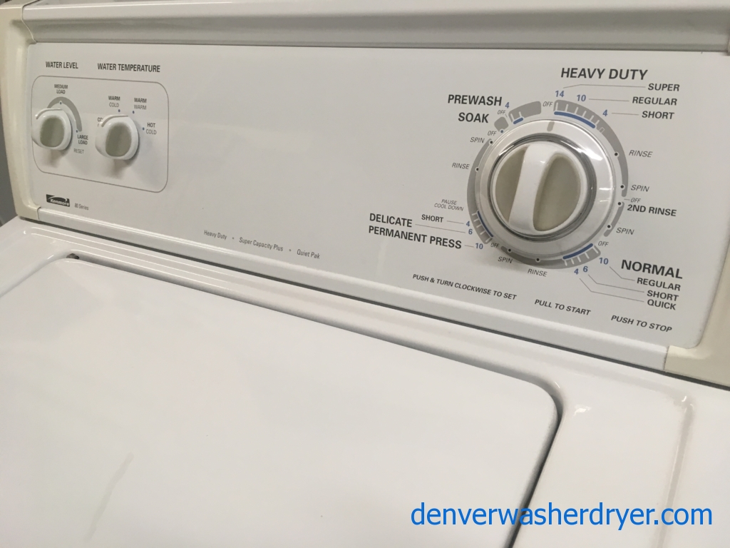 Quality Refurbished Kenmore 80 Series Super Capacity Plus Direct-Drive Washer, 1-Year Warranty