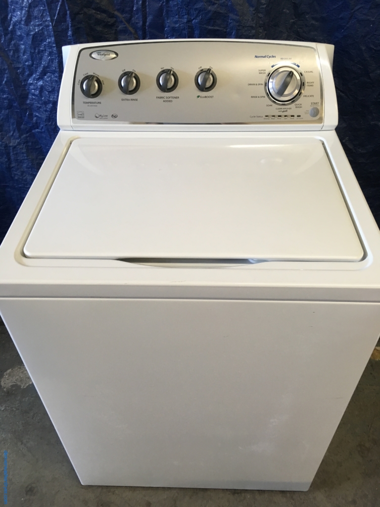 HE Whirlpool Top-Load Energy Star Washer, 1-Year Warranty