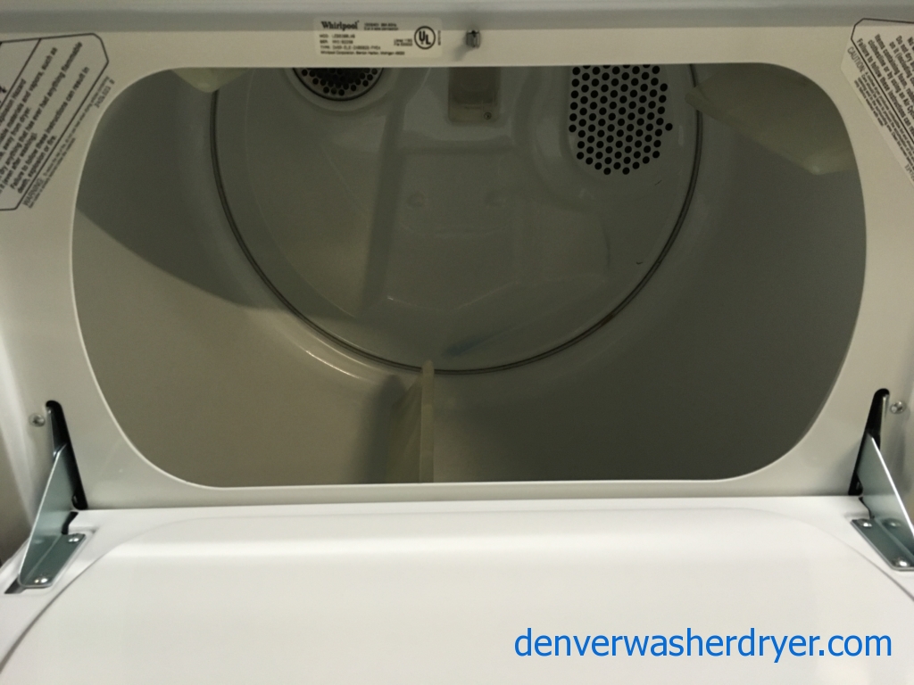 Wonderful Whirlpool 29″ Large Capacity Electric Dryer, 1-Year Warranty
