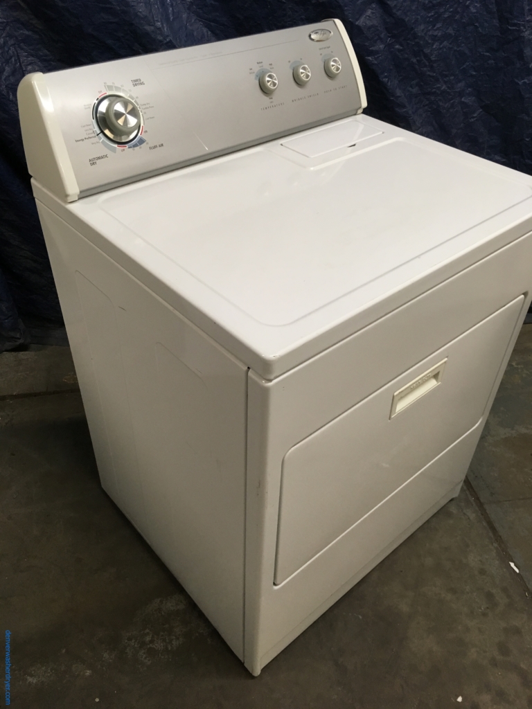 Wonderful Whirlpool 29″ Large Capacity Electric Dryer, 1-Year Warranty