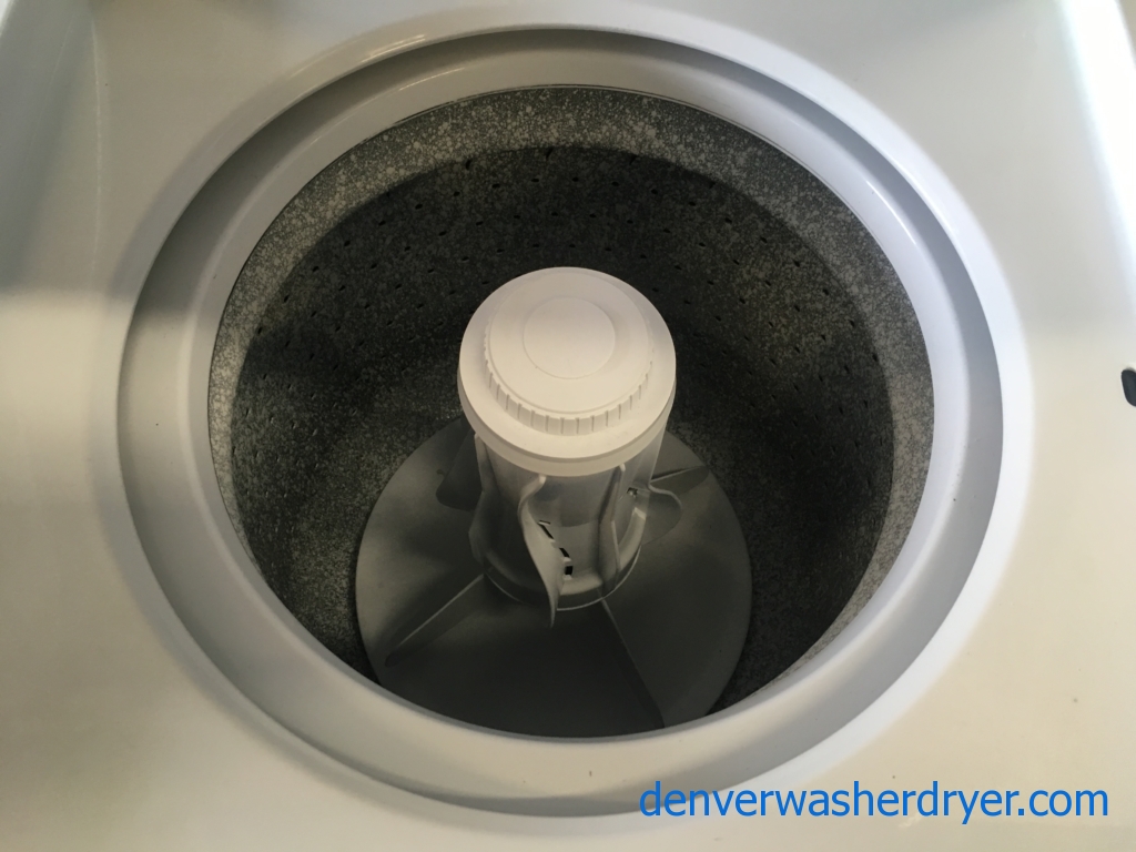 Quality Refurbished Whirlpool 24″ Thin-Twin Electric Laundry Center, 1-Year Warranty