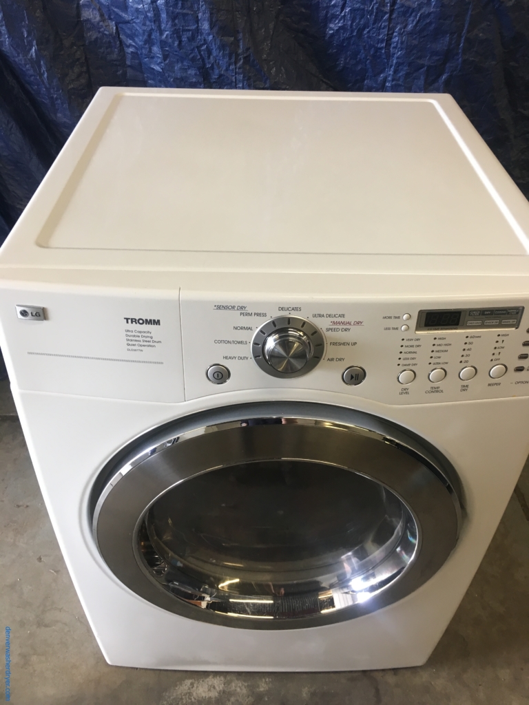 Quality Refurbished LG Tromm 27″ Electric Dryer, 1-Year Warranty