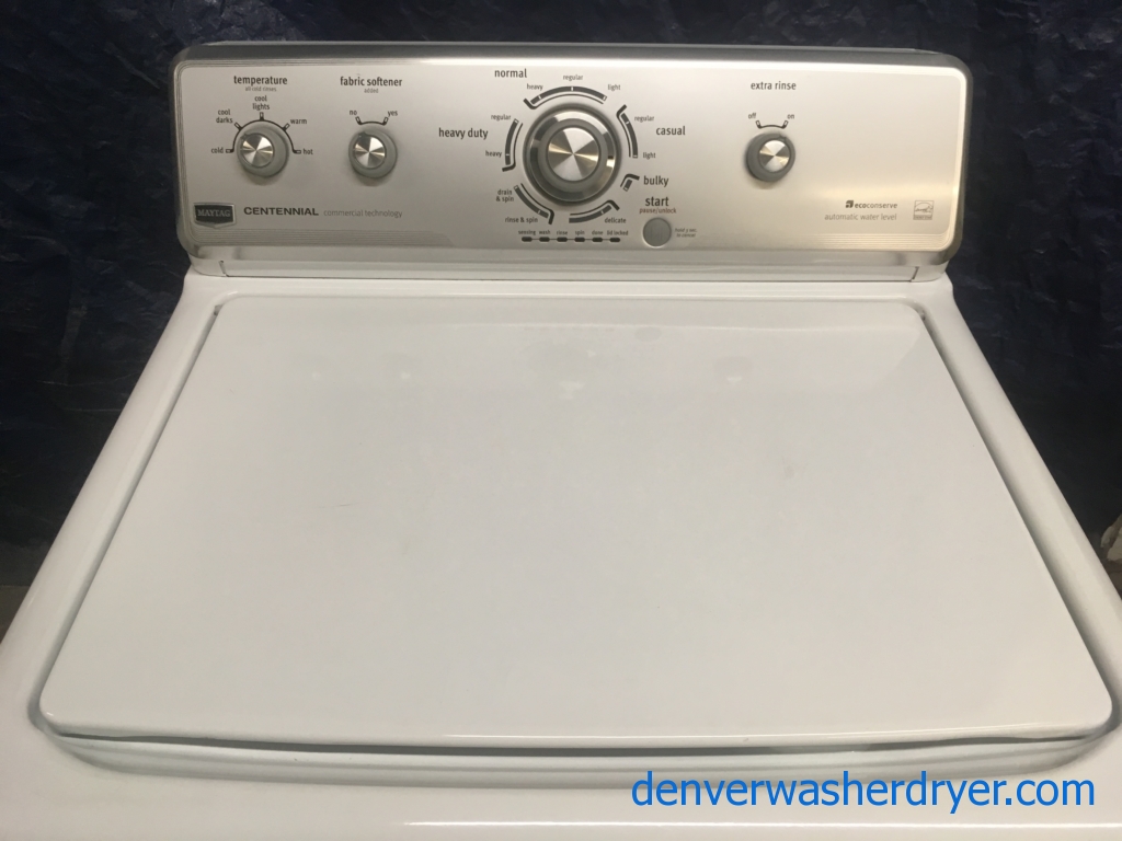 Large Images for Maytag Centennial 27″ EcoConserve TopLoad Washer