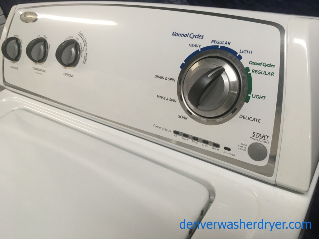 Wonderful Whirlpool Full-Sized Washer w/Agitator, 1-Year Warranty!
