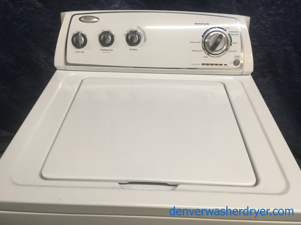 Wonderful Whirlpool Full-Sized Washer w/Agitator, 1-Year Warranty!