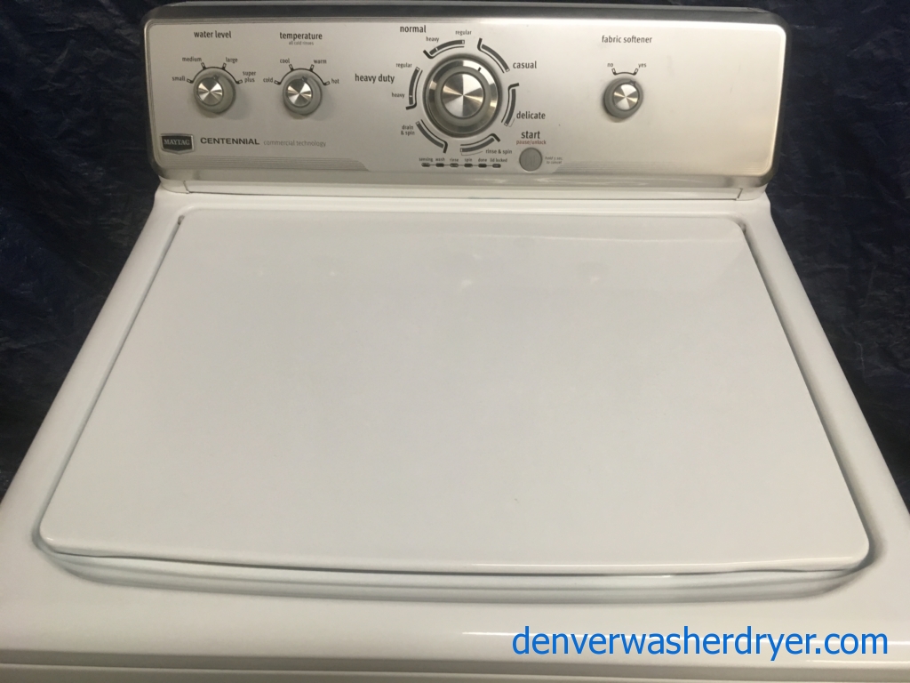 Maytag Centennial Top-Load Washer with Agitator, 1-Year Warranty