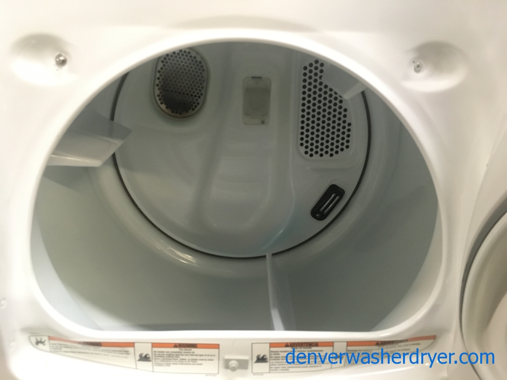 Quality Refurbished Whirlpool Direct-Drive Top-Load Washer with Agitator & Electric 220v Dryer, 1-Year Warranty