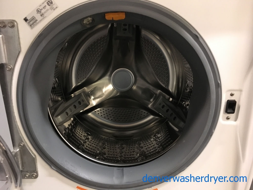 Quality Refurbished HE Kenmore Elite (LG) Highest Quality Front-Load Direct-Drive Washer & Electric Dryer w/Steam, 1-Year Warranty