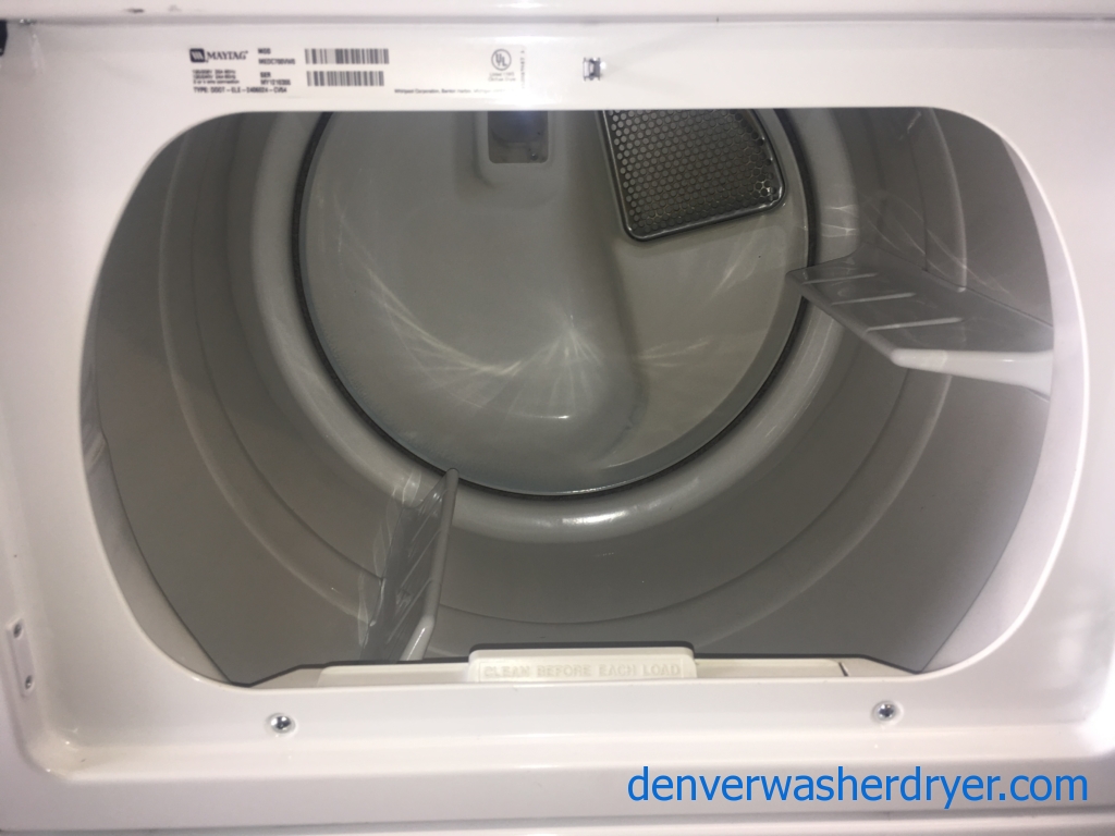 Maytag Centennial Commercial Technology Top-Load Washer & Electric 220v Dryer, 1-Year Warranty