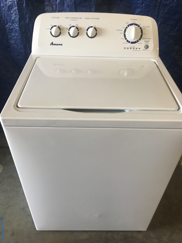 Amana (Maytag) Top-Load (3.4 Cu. Ft.) Washer, 1-Year Warranty