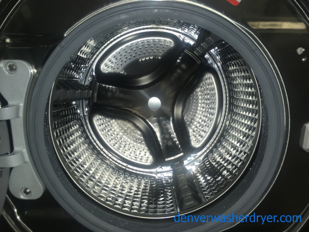 BRAND-NEW Samsung 27″ Front-Load Stackable Direct-Drive Washer w/Steam, 1-Year Warranty