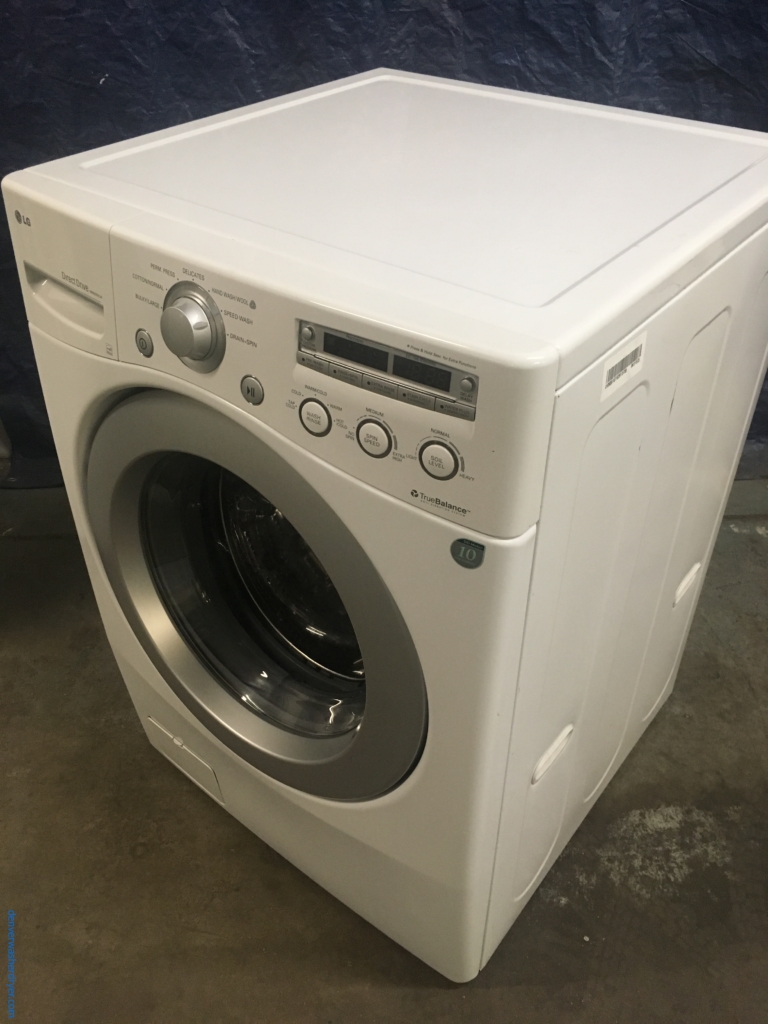 Quality Refurbished HE LG 27″ Front-Load Direct-Drive Washer, 1-Year Warranty