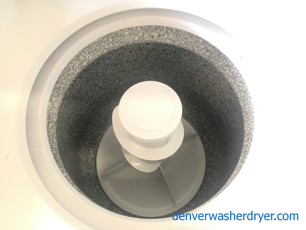 Quality Refurbished 24″ Heavy-Duty Direct-Drive Kenmore 110v Stacked Laundry Center, 1-Year Warranty