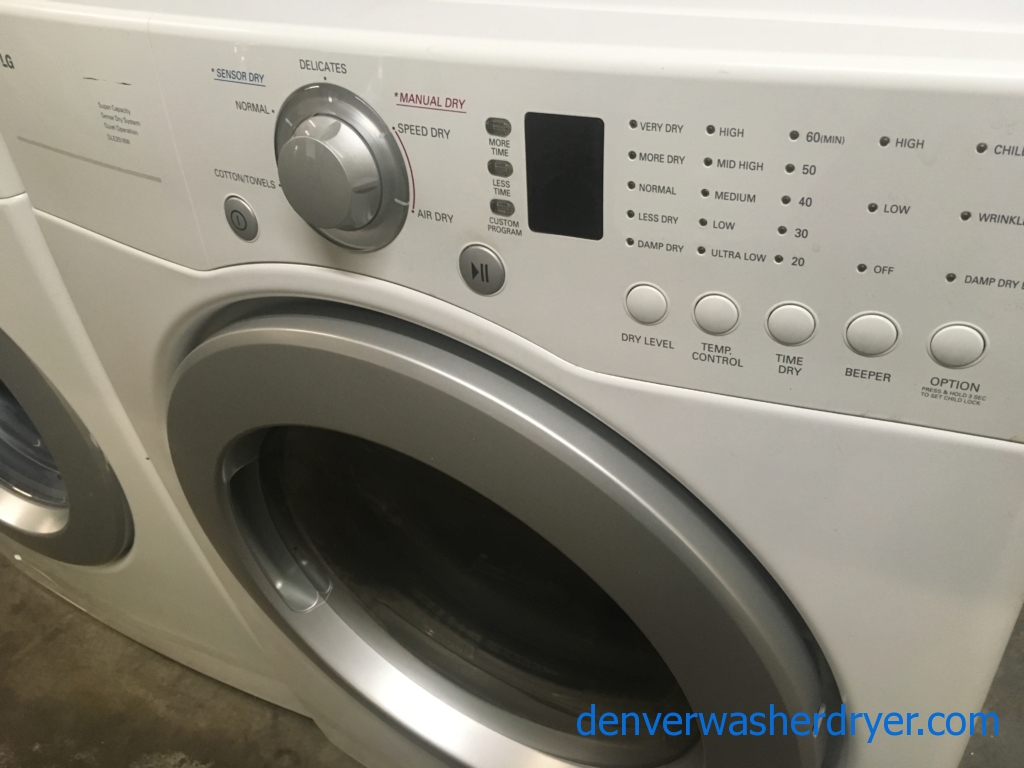 Large Images for 27″ LG HE FrontLoad Stackable DirectDrive Washer