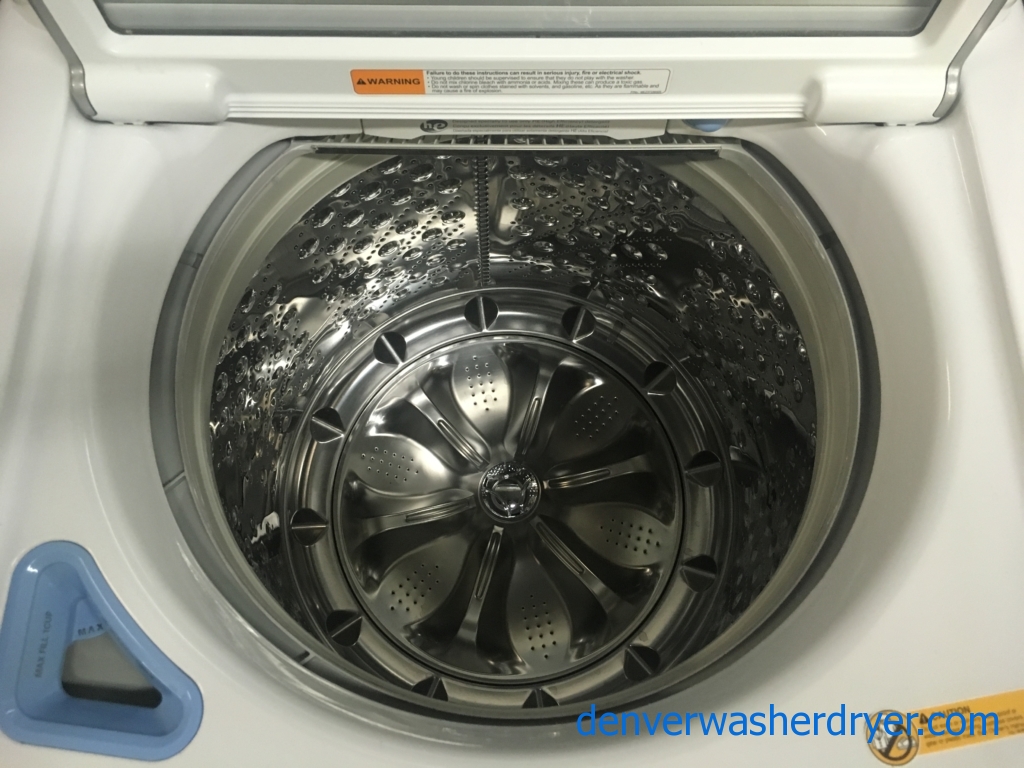 27″ LG Wave Force Series Top-Load Direct-Drive Washer, 1-Year Warranty