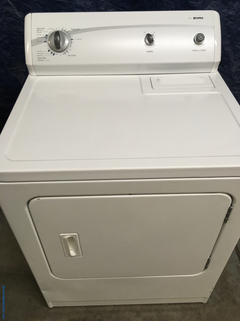 29″ Quality Refurbished Kenmore Super-Capacity Electric Dryer, 1-Year Warranty