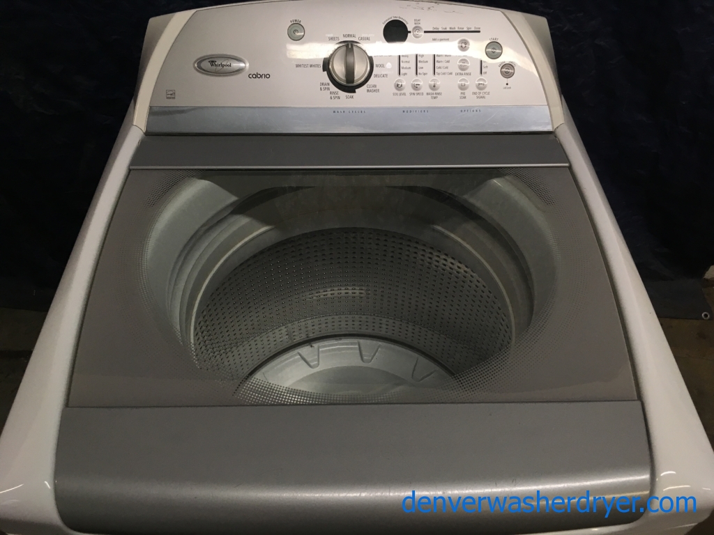 Quality Refurbished HE Whirlpool Top-Load Direct-Drive Washer, 1-Year Warranty