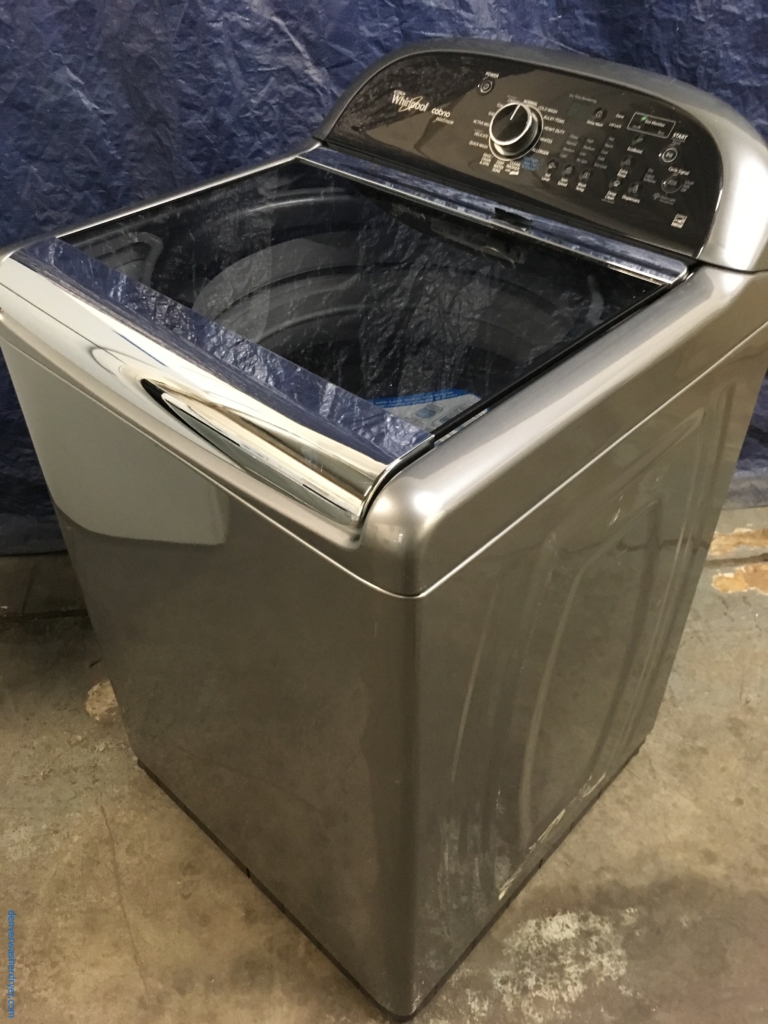 27″ Quality Refurbished HE Whirlpool Cabrio Top-Load Direct-Drive Washer, 1-Year Warranty