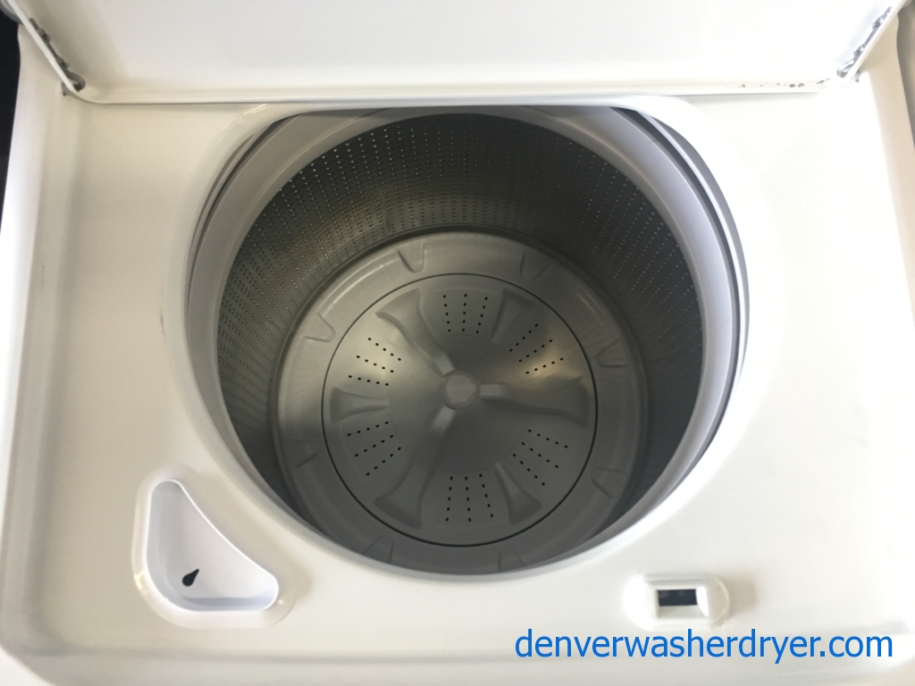 27″ Maytag Centennial Series HE Top-Load Washer & HE Electric Dryer Set, 1-Year Warranty