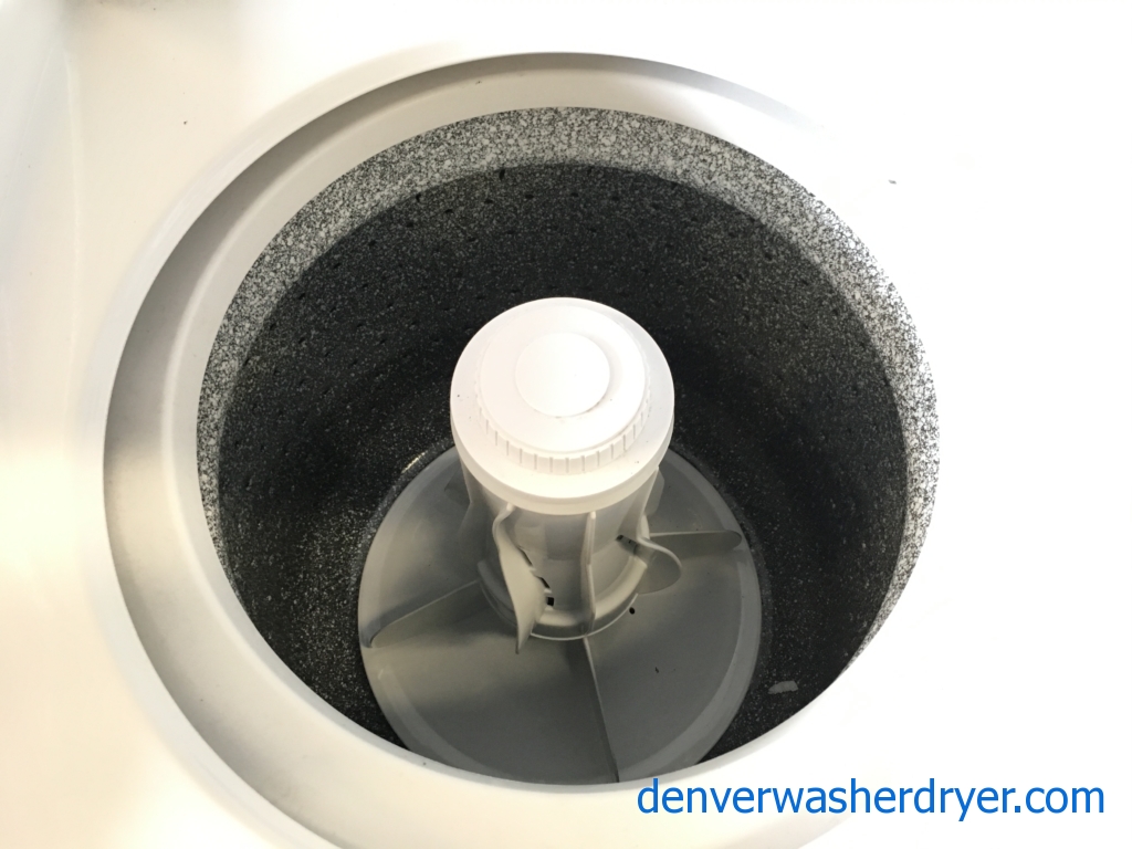 BRAND-NEW Whirlpool 24″ Heavy-Duty Stacked Laundry Center w/Direct-Drive Washer & Electric (220v) Dryer, 1-Year Warranty