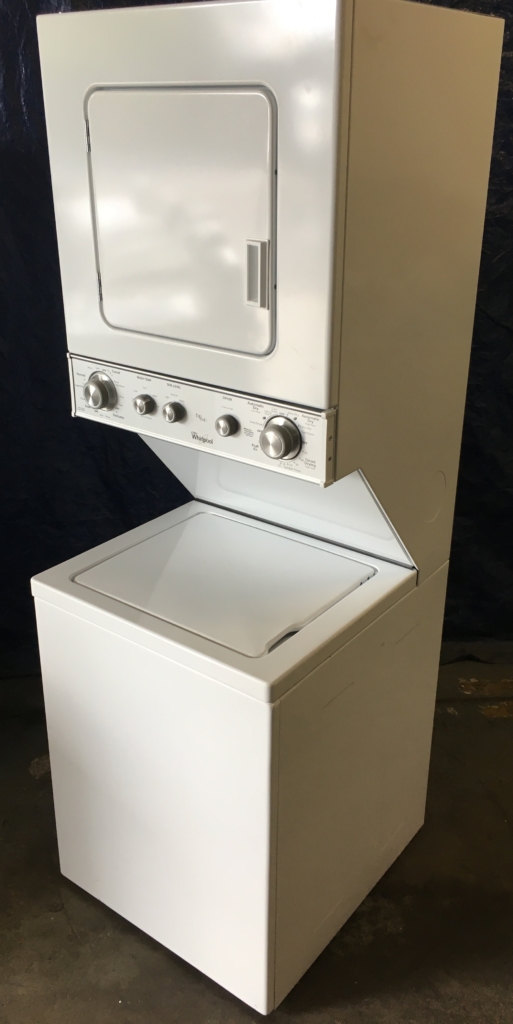 Large Images for BRANDNEW Whirlpool 24″ HeavyDuty Stacked Laundry