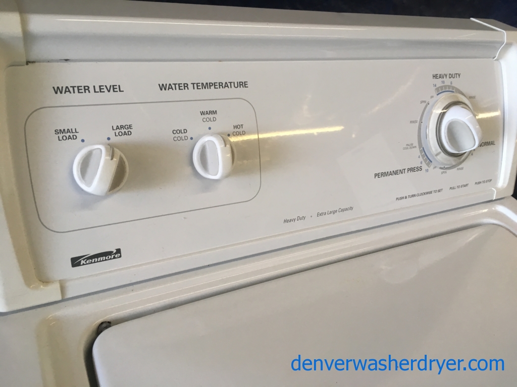 Cutest Little Kenmore Heavy-Duty Quality Refurbished 24″ Direct-Drive Washer In Colorado, 1-Year Warranty