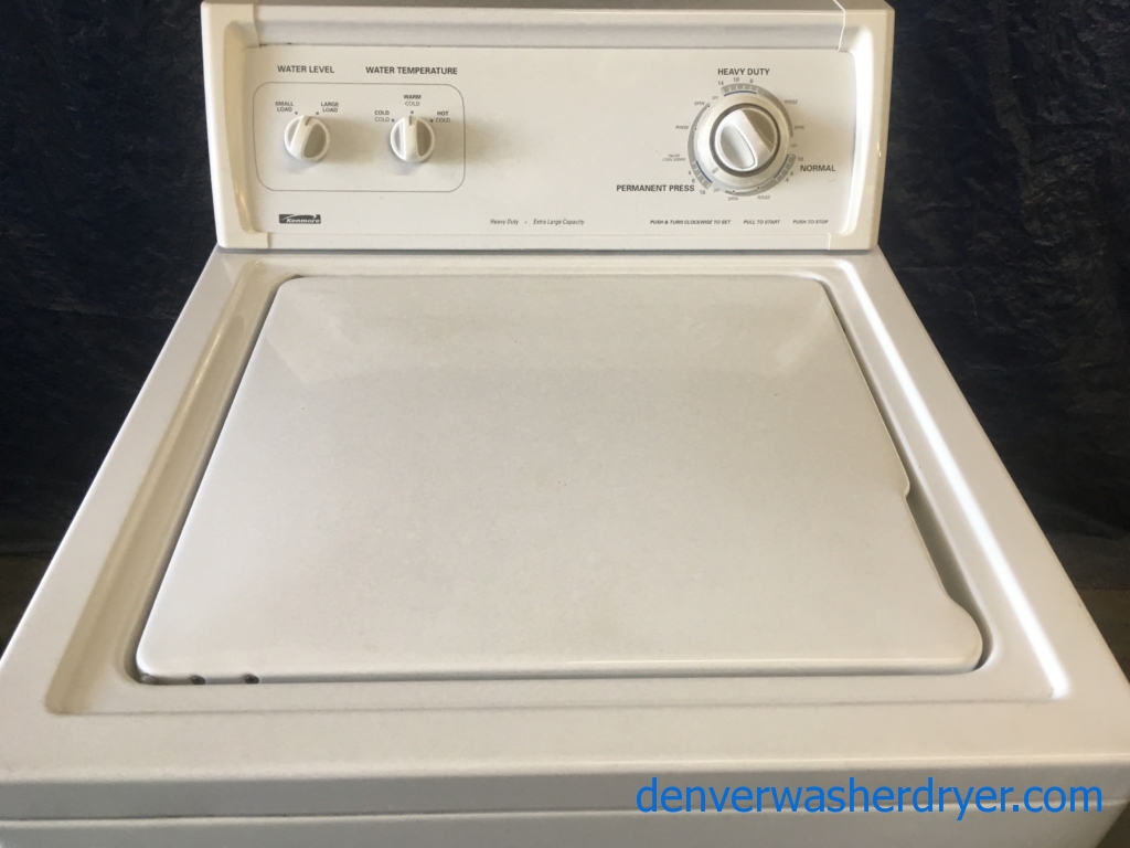 Cutest Little Kenmore Heavy-Duty Quality Refurbished 24″ Direct-Drive Washer In Colorado, 1-Year Warranty