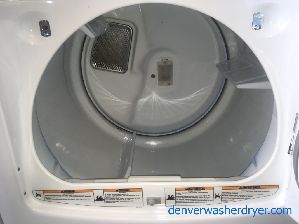 Quality Refurbished Kenmore HE ENERGY STAR Direct-Drive Top-Load Washer & Electric Steam Dryer, 1-Year Warranty
