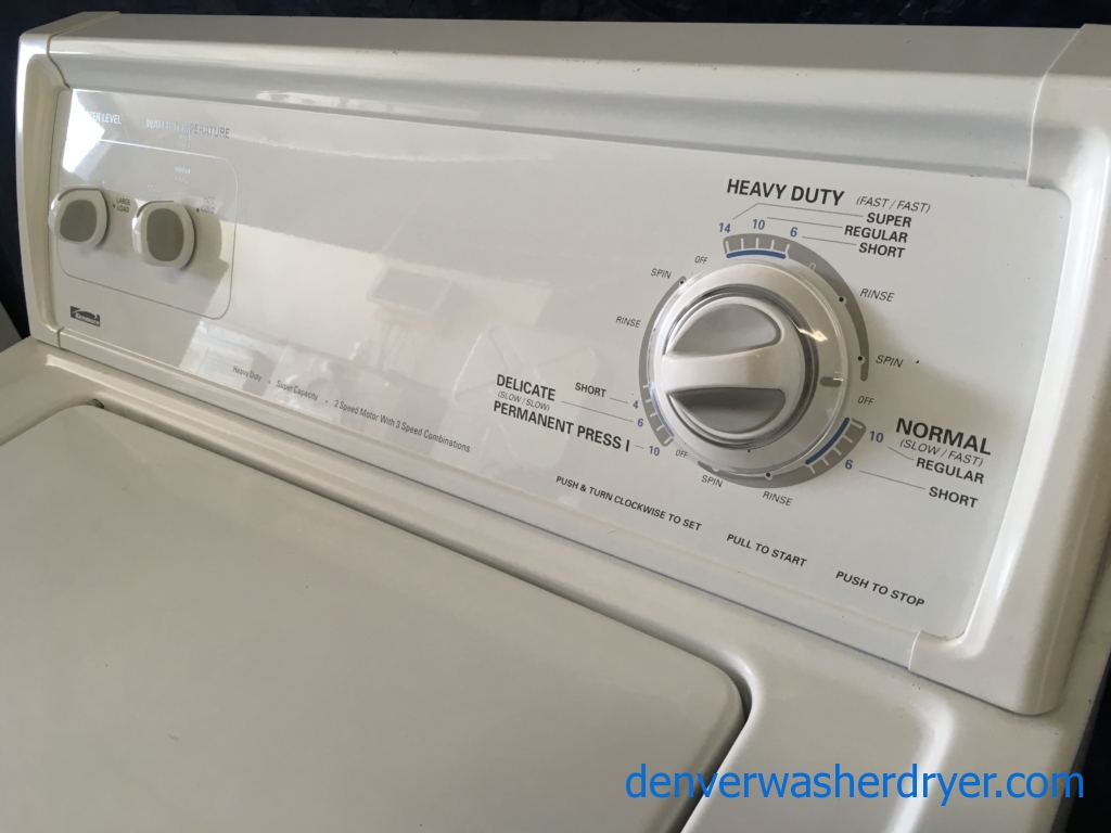 Quality Refurbished Kenmore Top-Load Direct-Drive Washer, 90-Day Warranty