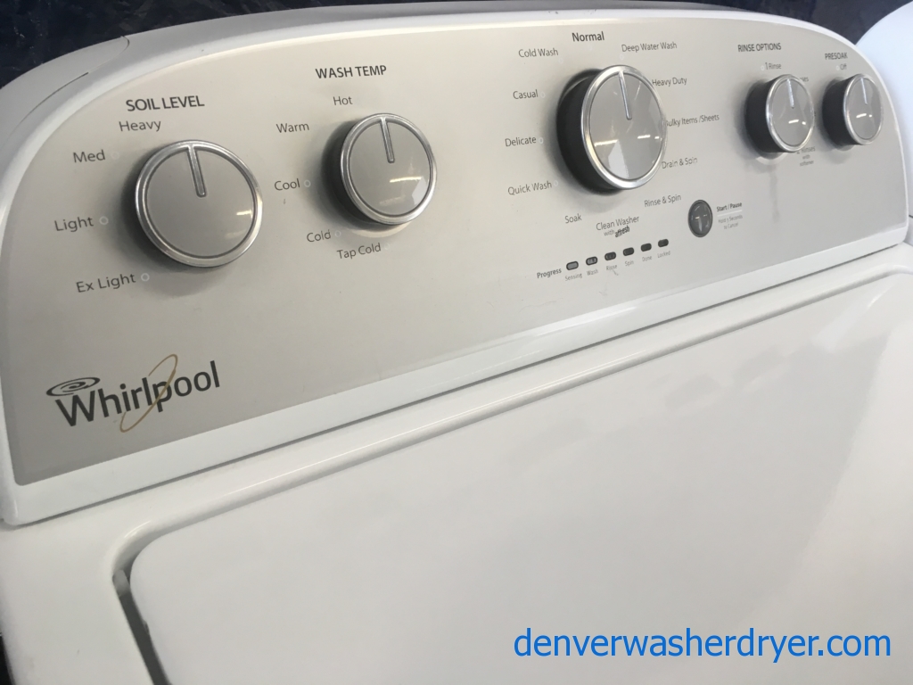 HE Whirlpool Top-Load (4.3 Cu. Ft.) Washer, 1-Year Warranty