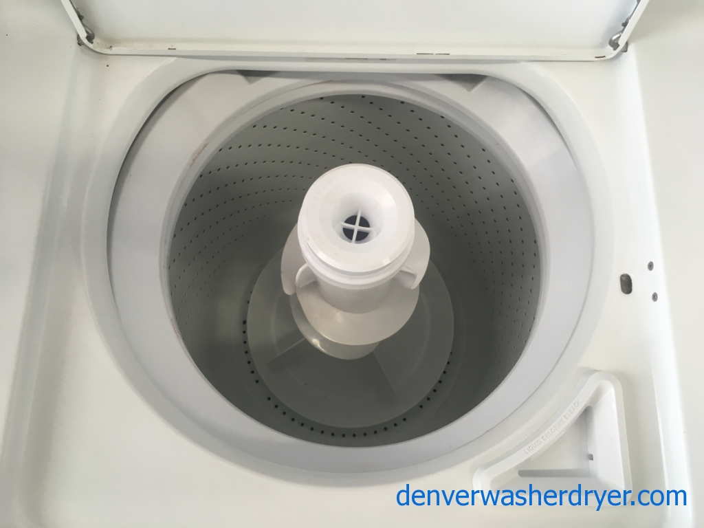 Mature, Quality Refurbished Whirlpool, Heavy-Duty Direct-Drive Washer & Electric Dryer, 1-Year Warranty