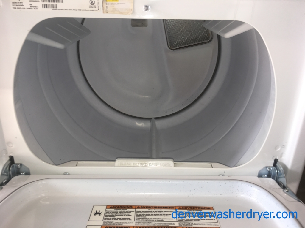 HE ENERGY STAR Whirlpool Cabrio Top-Load Washer & Electric Dryer, 1-Year Warranty
