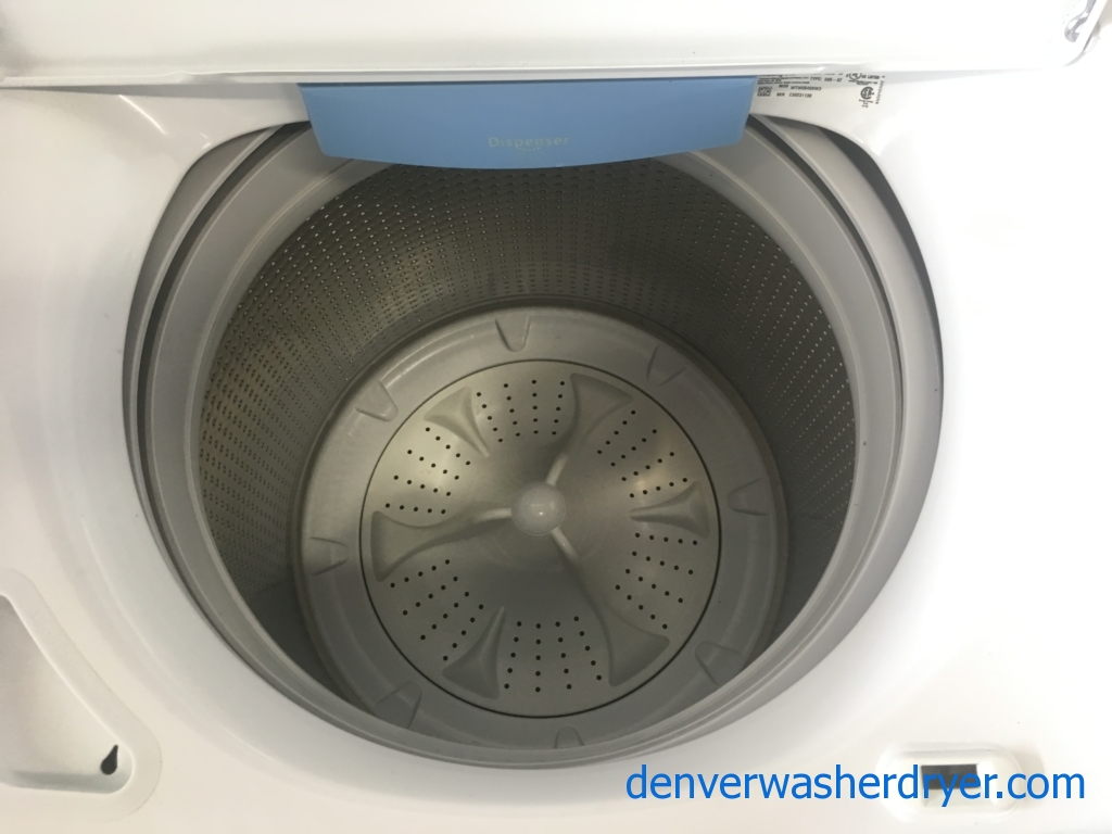HE ENERGY STAR Whirlpool Cabrio Top-Load Washer & Electric Dryer, 1-Year Warranty