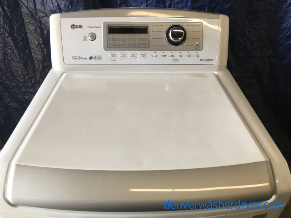 HE LG ENERGY STAR Top-Load Direct-Drive Washer, 1-Year Warranty