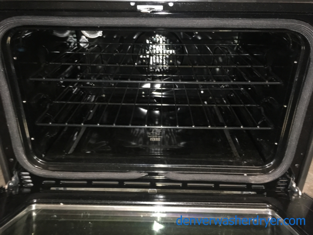 BRAND-NEW 30″ GE Profile Stainless (6.8 Cu. Ft.) Double-Oven *GAS* Range w/Self Cleaning Convection Oven, 1-Year Warranty