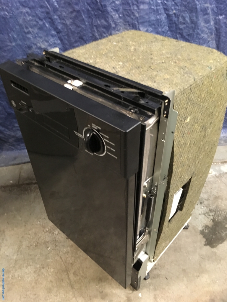 *USED* GE Space-Maker 18″ Built-In Black Dishwasher, 1-Year Warranty