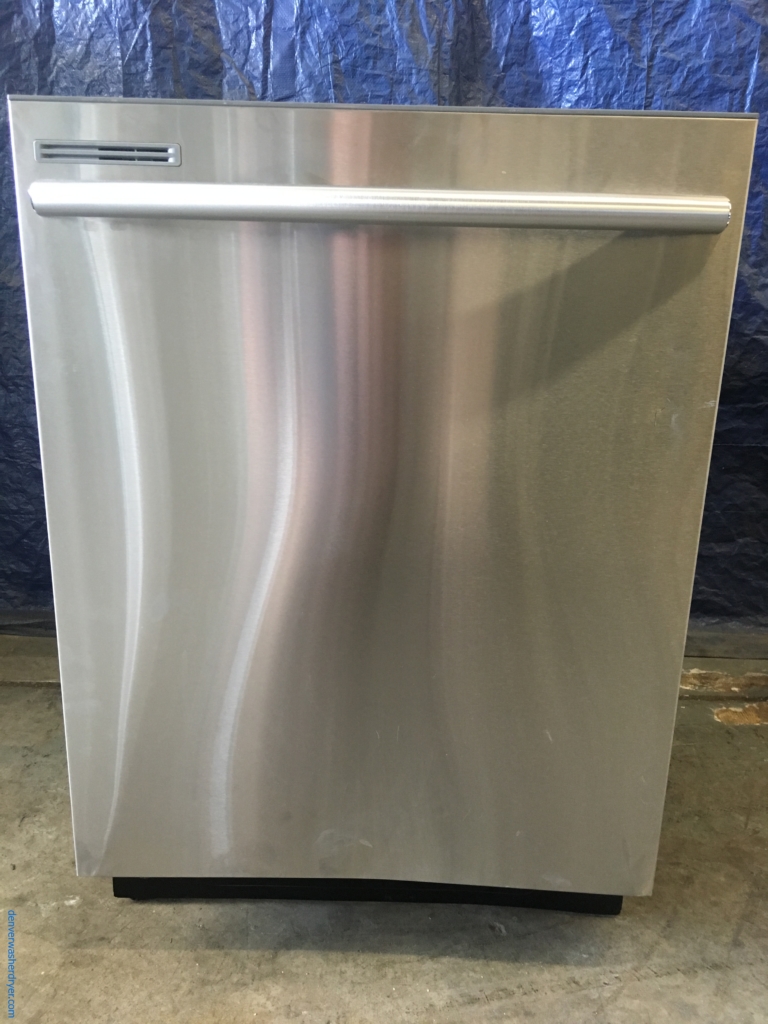 BRAND-NEW ENERGY STAR Stainless 24″ Samsung Built-In Top-Control Dishwasher w/Stainless Interior Door & Plastic Tall Tub, 1-Year Warranty