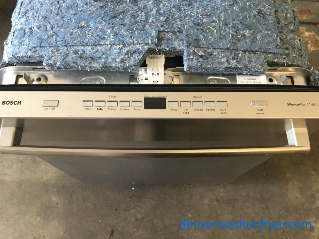 BRAND-NEW 24″ Stainless Bosch 500-Series Built-In Dishwasher w/Stainless Tall Tub, 1-Year Warranty