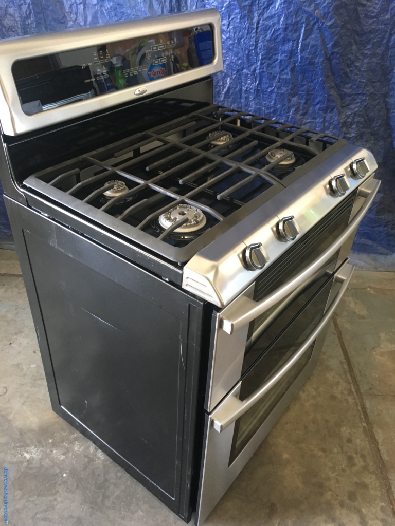 BRAND-NEW Stainless 30″ Whirlpool Free-Standing Self-Cleaning (6.0 Cu. Ft.) Double-Oven *GAS* Range, 1-Year Warranty