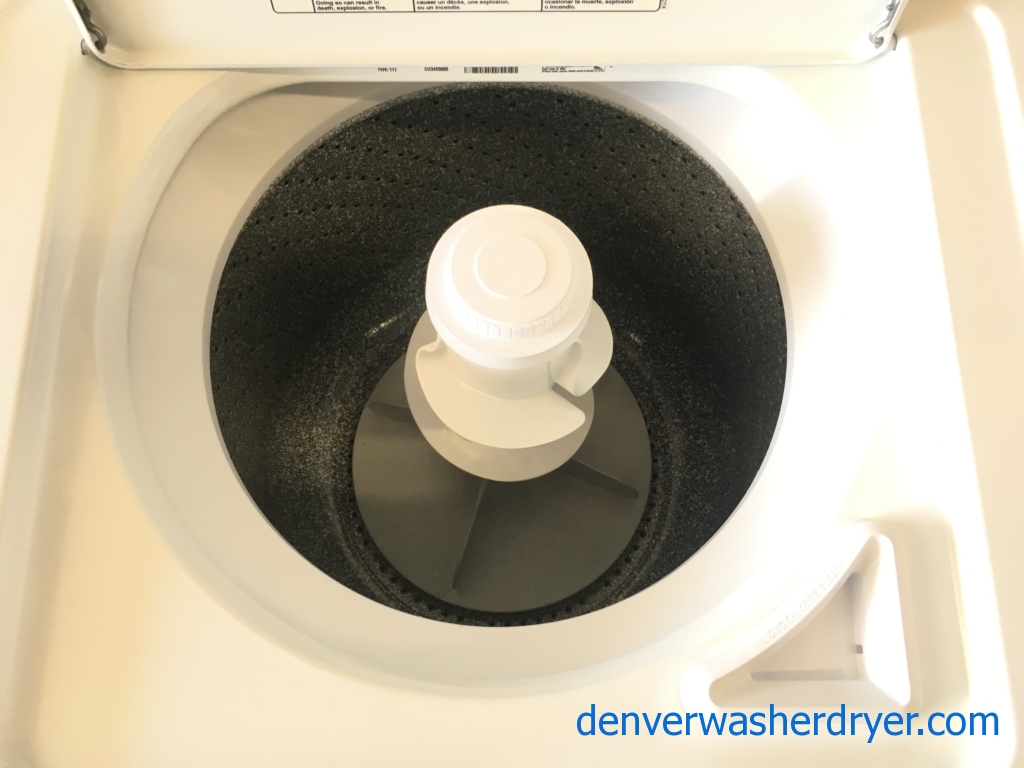 Heavy-Duty Whirlpool Top-Load Direct-Drive Washer & *GAS* Dryer, 1-Year Warranty