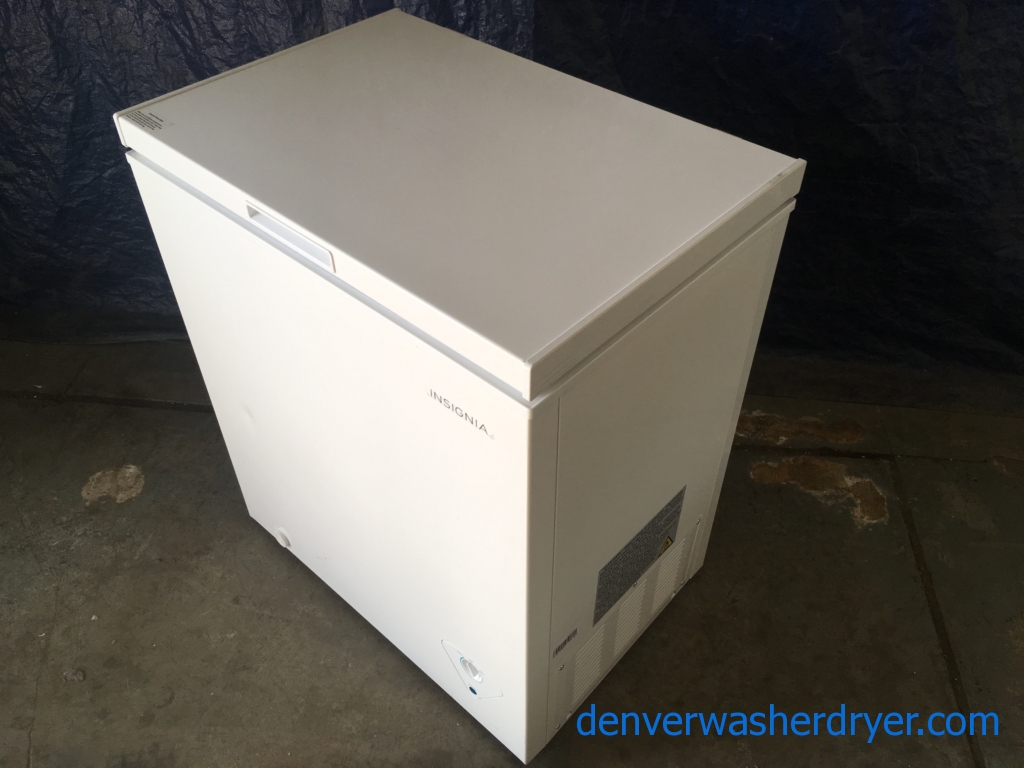 Large Images for *USED* Insignia (5.0 Cu. Ft.) Chest Freezer, 1Year