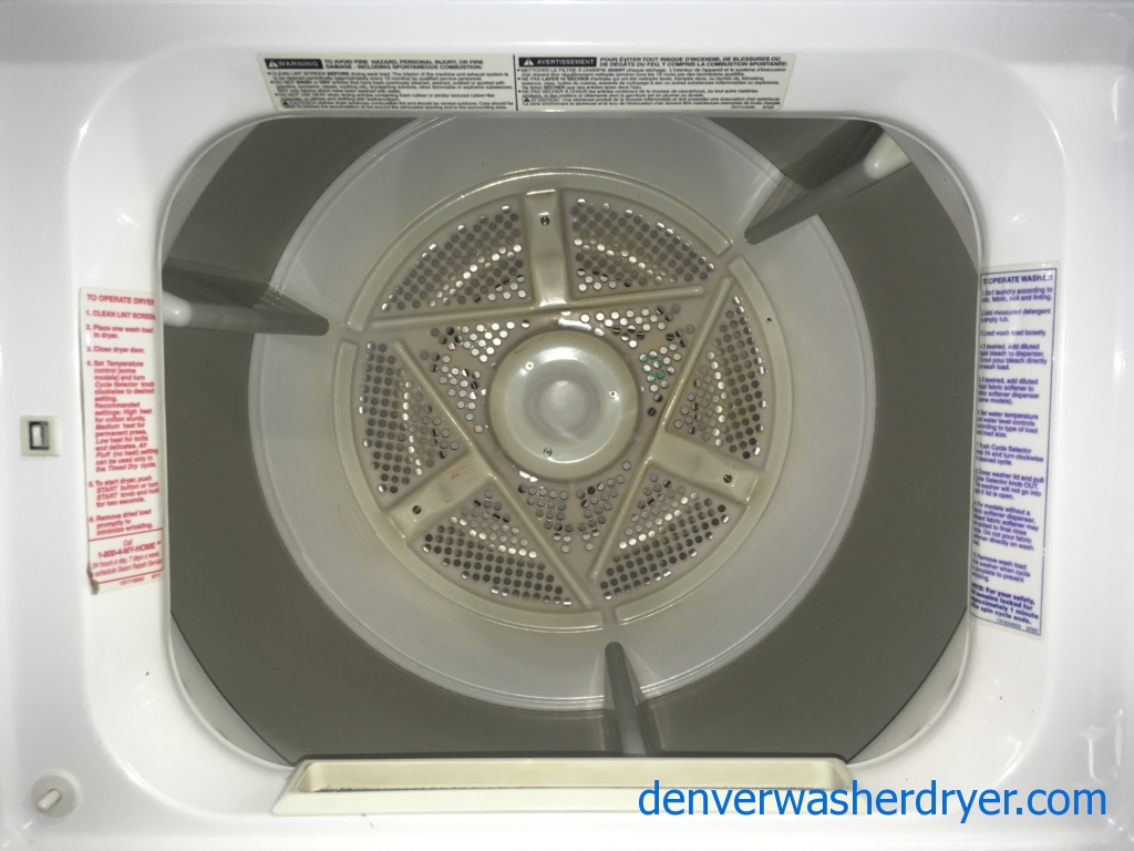 Quality Refurbished Heavy-Duty 27″ Frigidaire Laundry Center w/Electric Dryer, 1-Year Warranty