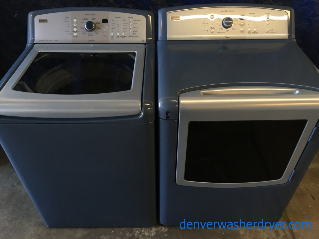 Quality Refurbished Kenmore Elite HE Top-Load Direct-Drive Washer & Electric Dryer with Smart-Dry, 1-Year Warranty