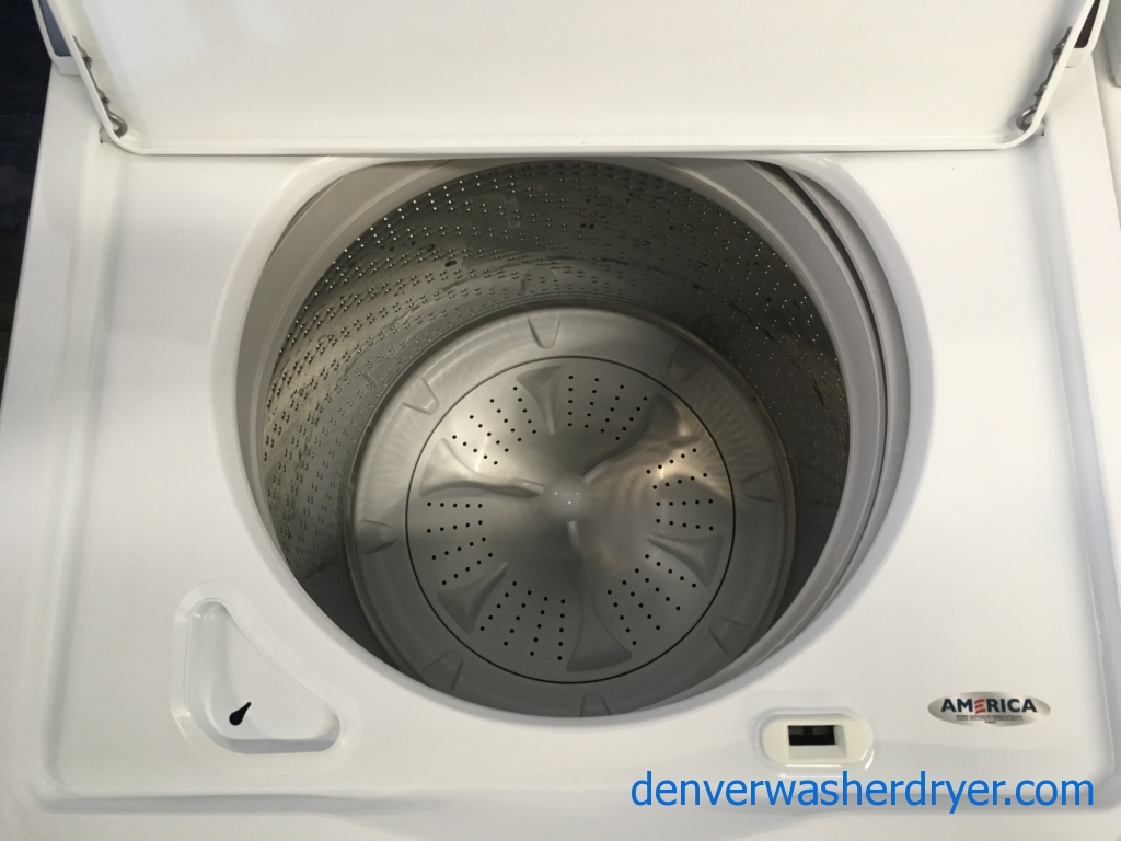 HE Whirlpool Cabrio Top-Load Washer & HE Electric Dryer Set, 1-Year Warranty