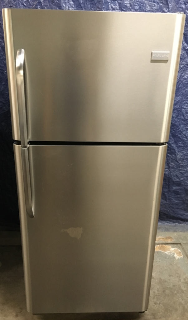 Stainless 30″ Frigidaire Top-Freezer (20.5 Cu. Ft.) Refrigerator, 1-Year Warranty